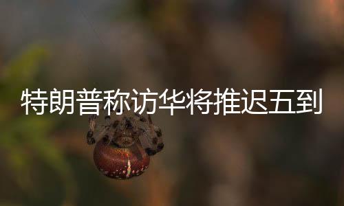 特朗普称访华将推迟五到六周，中方回应