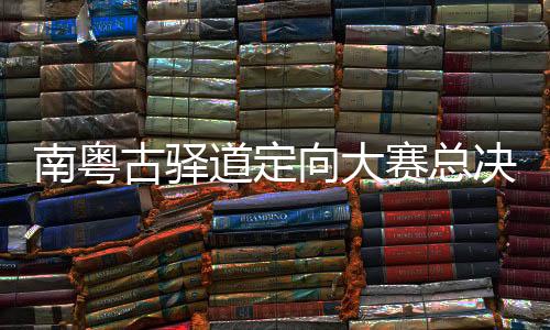 南粤古驿道定向大赛总决赛粤赣联动重走“中央红色交通线”