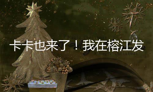 卡卡也来了！我在榕江发现了“村超”的出圈秘籍