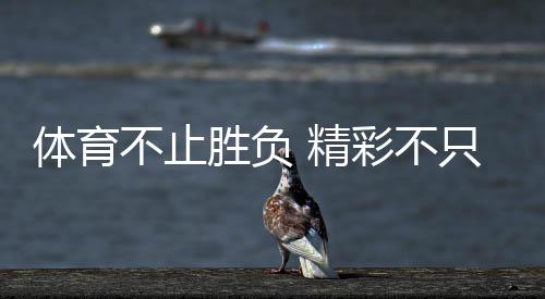 体育不止胜负 精彩不只金牌！这些动人瞬间让奥林匹克精神具象化