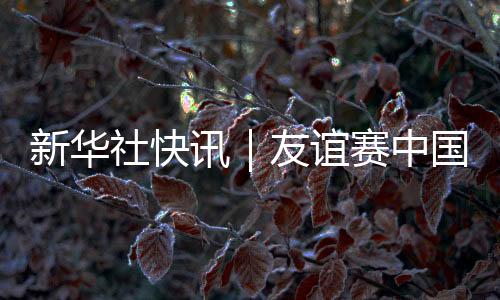 新华社快讯｜友谊赛中国女足1:1战平澳大利亚队