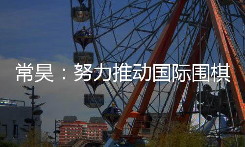 常昊:努力推动国际围棋联盟规则的制定和实施