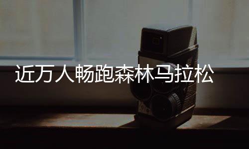 近万人畅跑森林马拉松 肘子、锅包肉补给站很“东北”